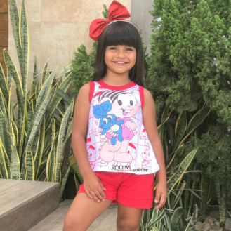 Conjunto infantil feminino com Shortinho
