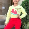 Blusa Manga Longa Infantil Cotton