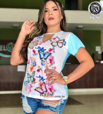 Blusas Femininas Sublimada V�rios Modelos
