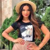 Tshirt Feminina Com Aplica��o
