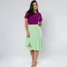Saia Midi Maria Em Viscose