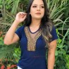 Blusas Com Pedraria e Aplica��es