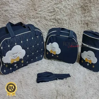 Kit Bolsas Saida De Maternidade 3 pe�as