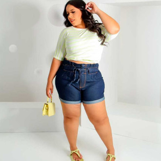 SHORT JEANS PLUS SIZE