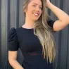 Blusa Malha Canelada Feminina
