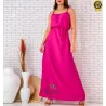 Vestido Longo Viscose Liso V�rios Modelos