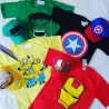 Camisa Algod�o Infantil Personagens 3 a 9 anos