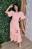Vestido Feminino Longo Crepe Marias