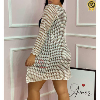 Cardigan Tricot Feminino 