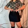Blusa Feminina Xadrez