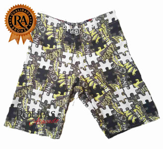 Bermuda Tactel Infantil Estampada