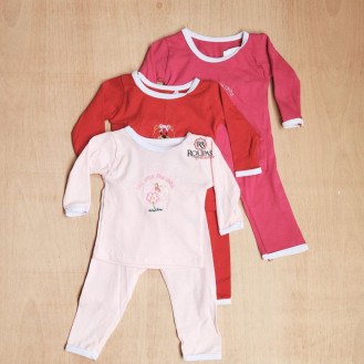 Pijama Para Bebe Bordado Feminino