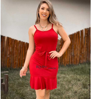 Vestido Curto em Suplex Liso 