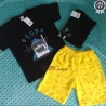 Conjunto Infantil Bermuda Moletim E Camiseta Algod�o