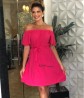 Vestido De Viscose Curto