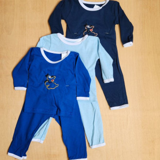 Pijama Para Bebe Masculino Bordado