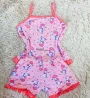 Baby Doll Infantil Estampado Com Babado