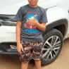 Bermuda Moletinho Infantil Estampada