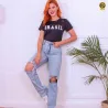 Tshirt Feminina Brasil