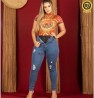 Cal�a Jeans Feminina Lipo Slim