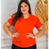 Blusa Feminina Plus Size Lisa Em Suede