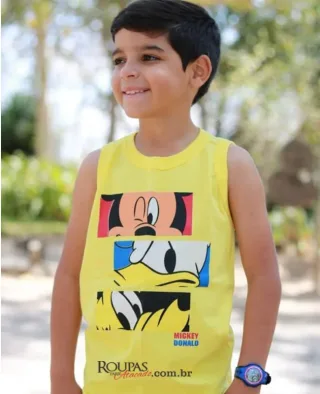 Camisa Infantil Varios Personagens