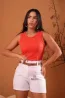 Short Alfaiataria Com Cinto