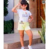 Conjunto Infantil Menina Blusa E Short Moletinho