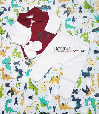 Conjunto Pag�o para Rec�m Nascido Masculino