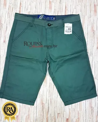 Bermuda Colorida Masculina Linho