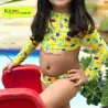 Biquini infantil manga longa Estampado