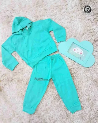 Conjunto De Frio Infantil com Capuz