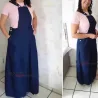Vestido Jeans longo Evangelico