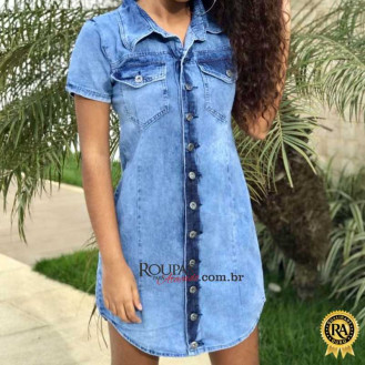 Vestidos Curto Jeans feminino V�rios Modelos