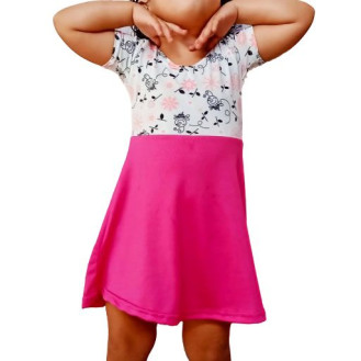 Vestido Infantil Duas Cores