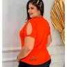 Blusa Feminina Plus Size Lisa Em Suede