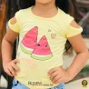 Blusa Infantil Feminina Com Aplica��es