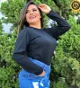 Blusa Manga Longa Feminina Canelada