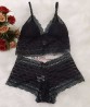 Conjunto Lingerie Espera Marido Com Bojo