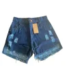 Short Jeans Feminino Destroyed Desfiados Sem Lycra no Atacado