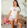 Baby Doll Manga Curta Tematico Feminino