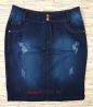 Saia Plus Size Jeans com Lycra Evang�lica