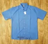 Camisa Social Masculina Manga Curta Lisa