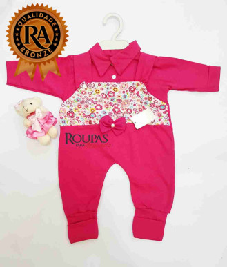 Macac�o longo Para Bebe feminino