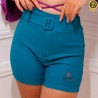 Short Feminino Bengaline Com Cinto