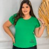 Blusa Feminina Plus Size Lisa Em Suede