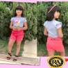 Blusa Infantil Feminina Com Aplica��es