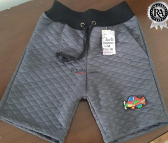 Bermuda Matelass� Infantil Com Bolso