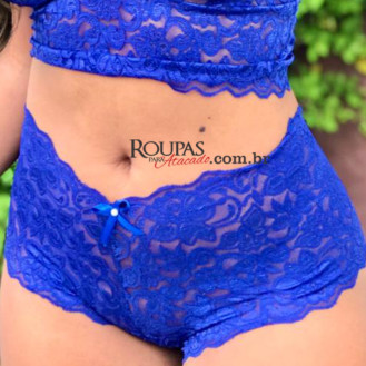 Cal�inha De Renda Tipo Shortinho