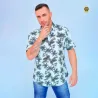 Camisa Social Masculina Floral